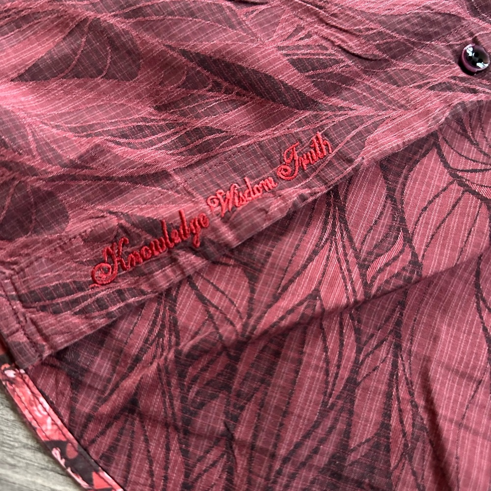 Robert Graham Men's Leaf Patterned Button Down Sh… - image 5